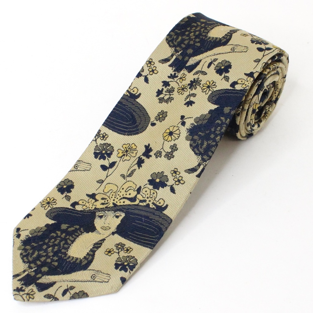 Don Loper California Men's Necktie Victorian Woman